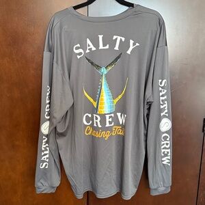 Salty Crew Charcoal Long Sleeve Tee 2XL
